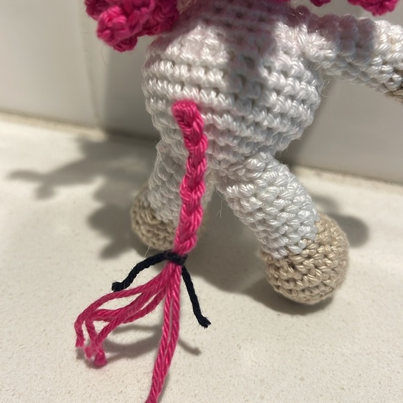 Handcrafted Unicorn 🦄 Amigurumi Decor Toy Crochet Figure Doll Magic Fantasy - Picture 8 of 12